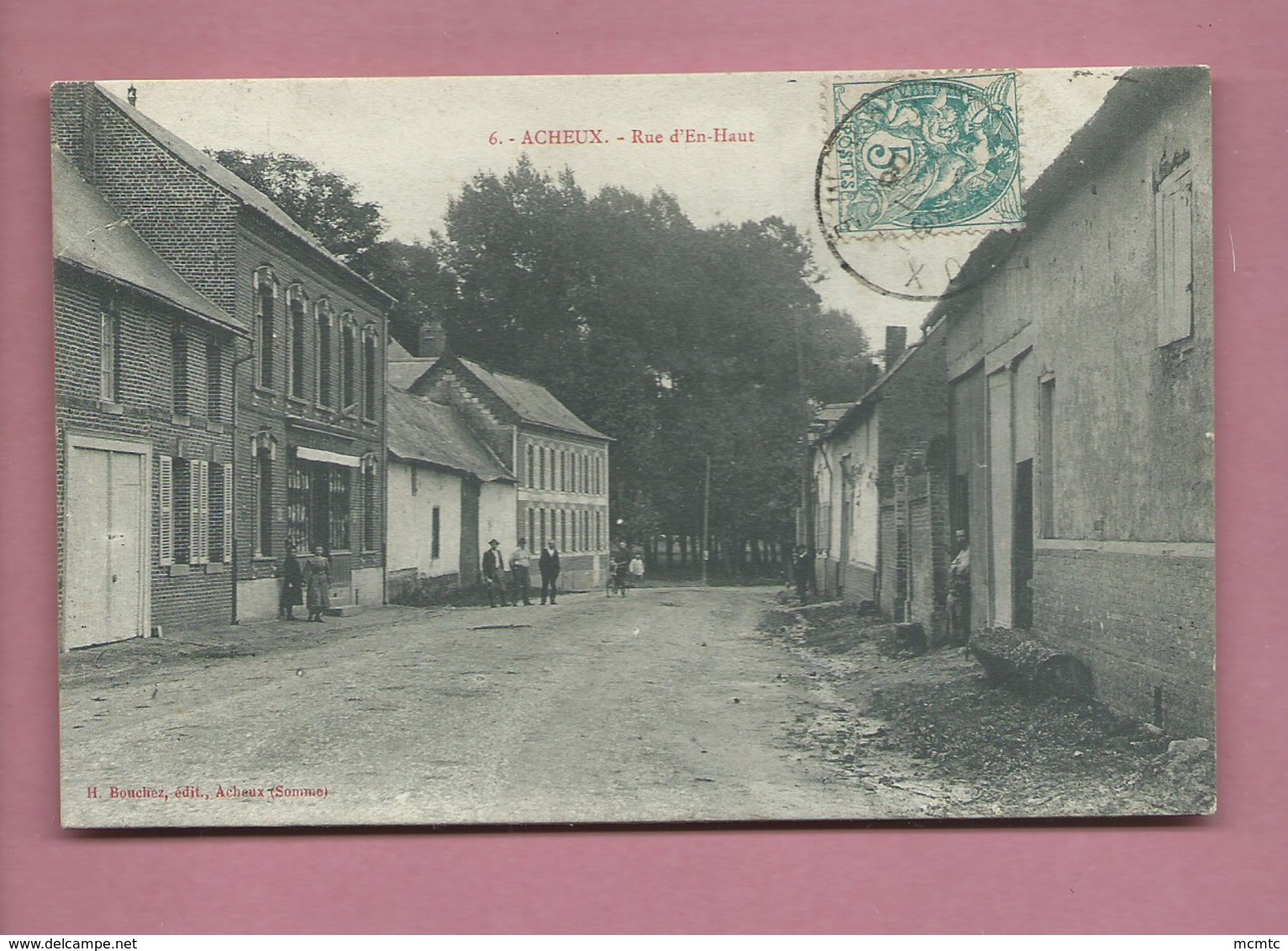 CPA -   Acheux -  Rue D'En-Haut - Acheux En Amienois