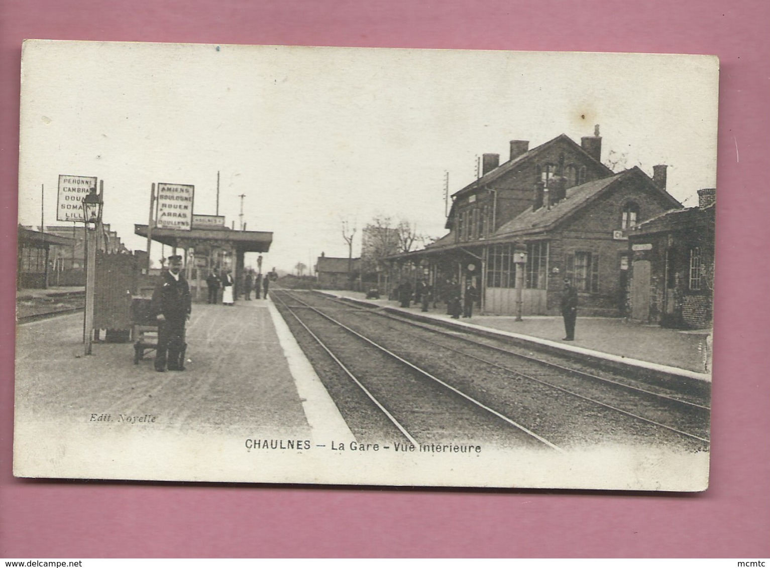 CPA -   Chaulnes  - La Gare  - Vue Intérieure - Chaulnes