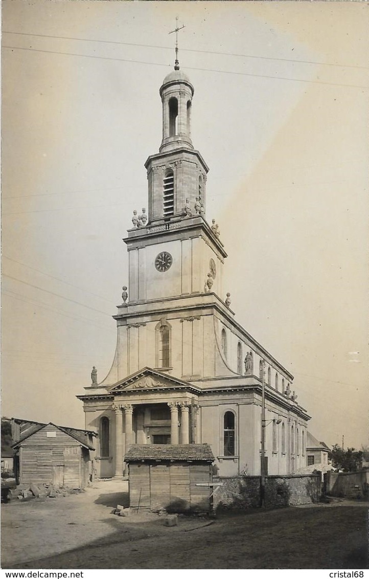 BURNHAUPT LE BAS (68, Alsace) - Carte Postale - L'église (2 SCANS). - Autres & Non Classés