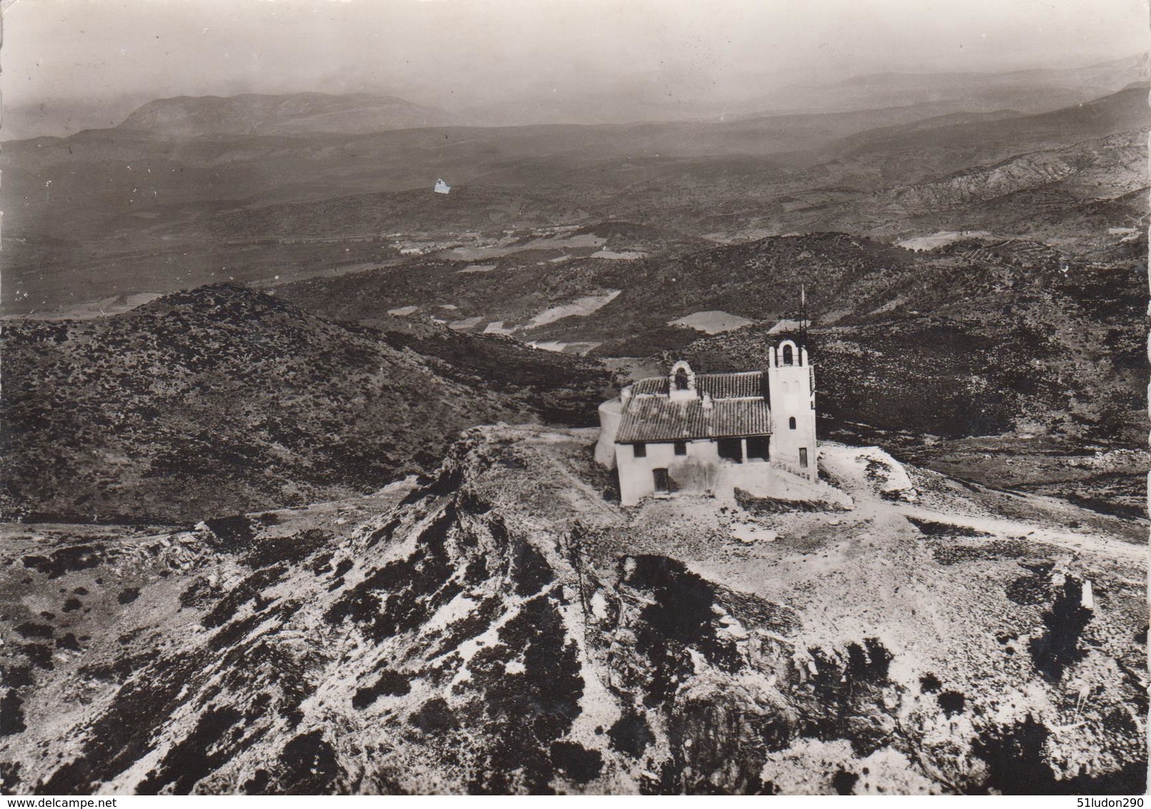 CPSM Millas - En Avion Au-dessus De ... Millas - Notre-Dame De Força-Real - Millas