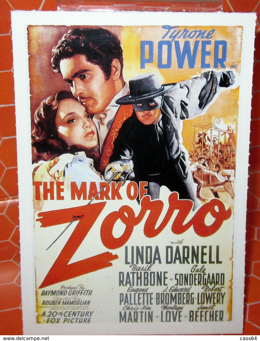 THE MARK OF ZORRO  CIAK MINI LOCANDINA - Manifesti & Poster