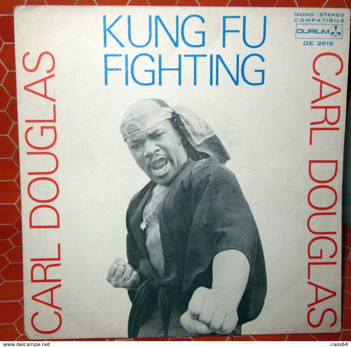 CARL DOUGLAS KUNG FU FIGHTING   COVER NO VINYL 45 GIRI - 7" - Accessoires, Pochettes & Cartons