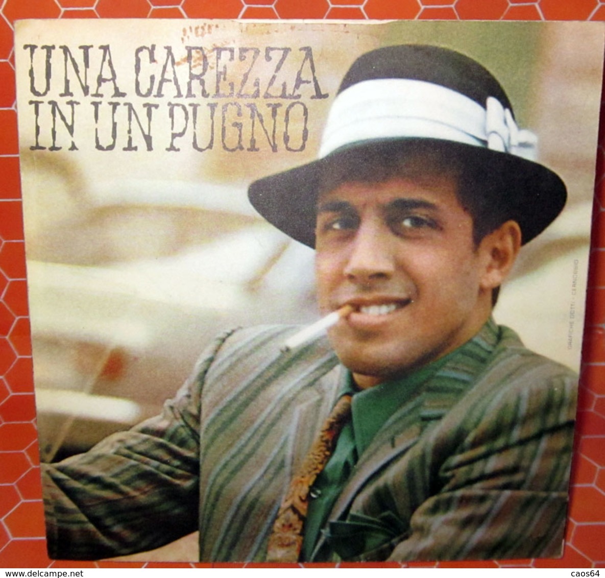 ADRIANO CELENTANO AZZURRO   COVER NO VINYL 45 GIRI - 7" - Accessoires, Pochettes & Cartons