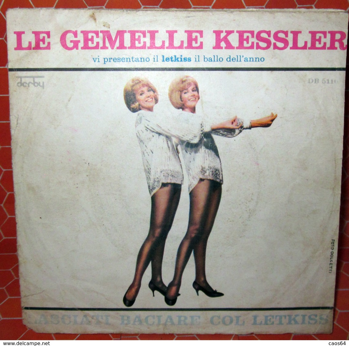 LE GEMELLE KESSLER LA NOTTE E' PICCOLA   COVER NO VINYL 45 GIRI - 7" - Zubehör & Versandtaschen