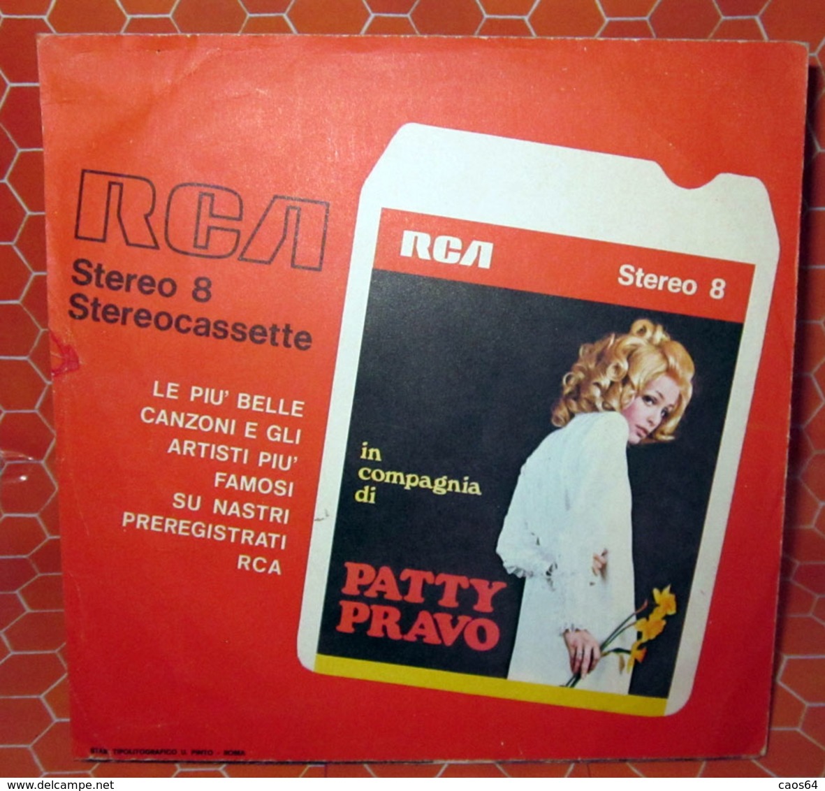 PATTY PRAVO LA SPADA NEL CUORE  COVER NO VINYL 45 GIRI - 7" - Accessori & Bustine