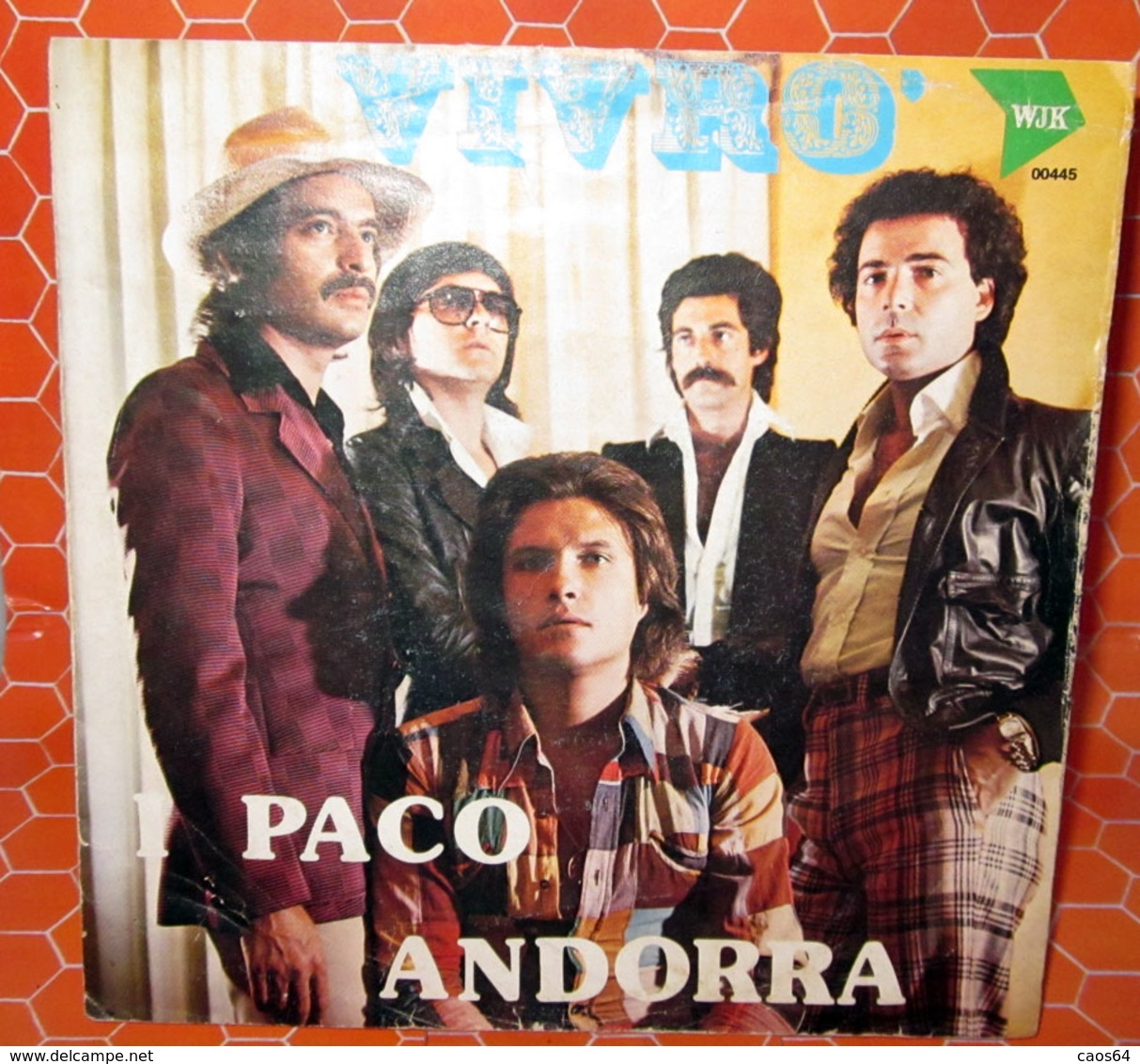 PACO ANDORRA VIVRO'  COVER NO VINYL 45 GIRI - 7" - Accessoires, Pochettes & Cartons