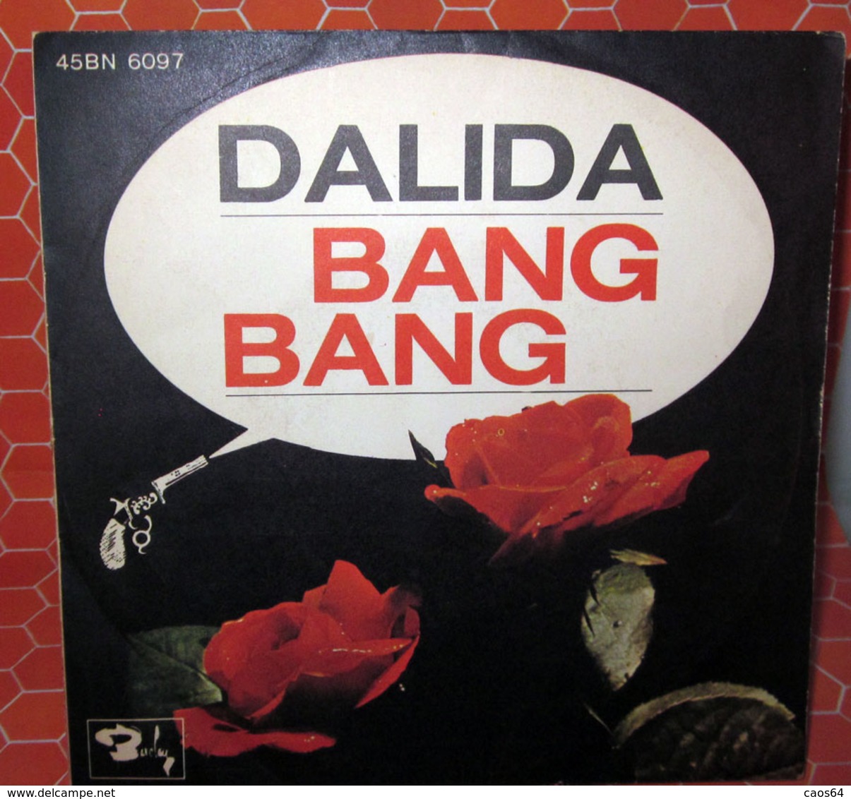 DALIDA BANG BANG  COVER NO VINYL 45 GIRI - 7" - Accessoires, Pochettes & Cartons