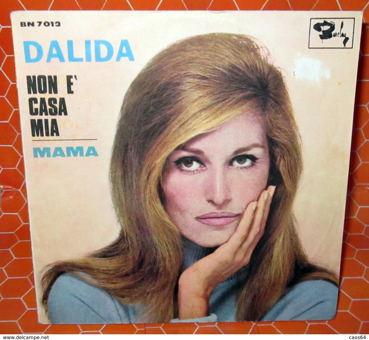 DALIDA NON E' CASA MIA  COVER NO VINYL 45 GIRI - 7" - Accessoires, Pochettes & Cartons