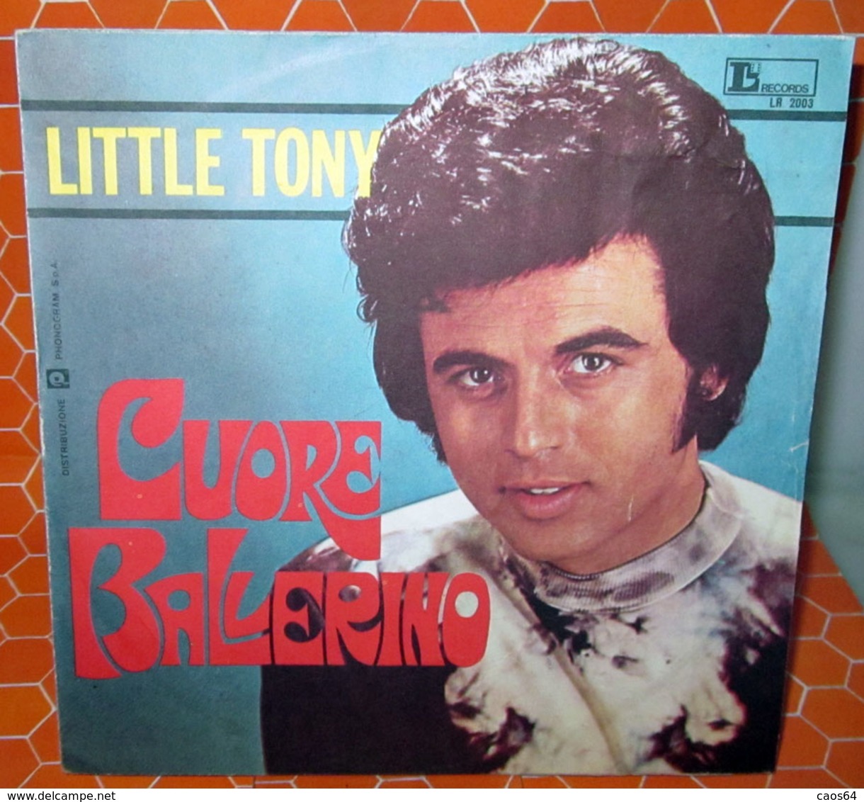 LITTLE TONY CUORE BALLERINO  COVER NO VINYL 45 GIRI - 7" - Accessories & Sleeves