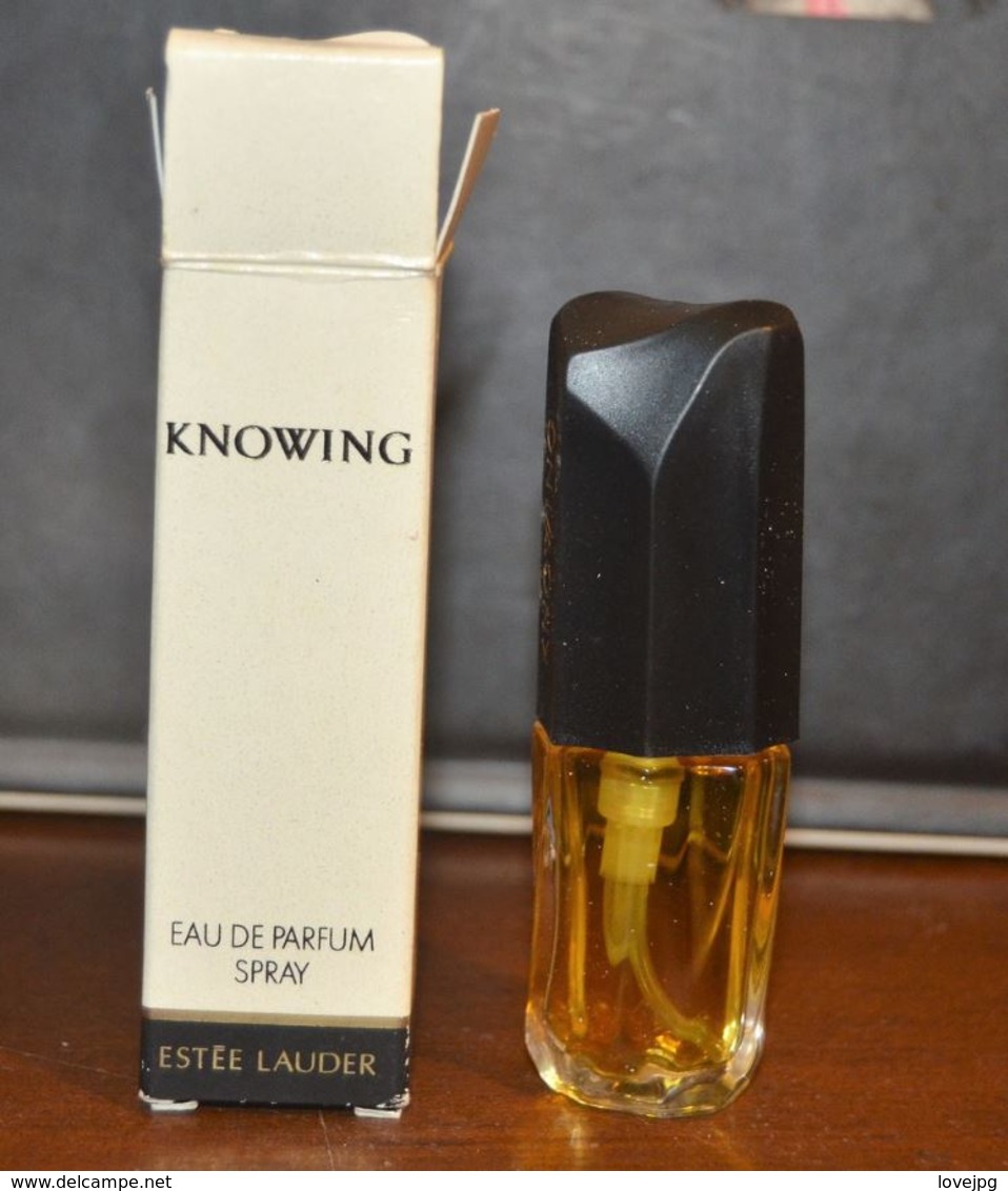 Miniature ESTEE LAUDER KNOWING 5 ML  PLEINE - Miniaturen Damendüfte (mit Verpackung)