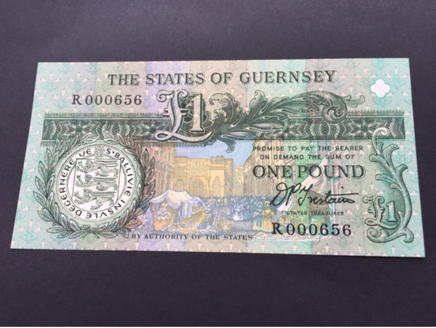 GUERNESEY P52B 1 POUND 1991 UNC - Guernsey