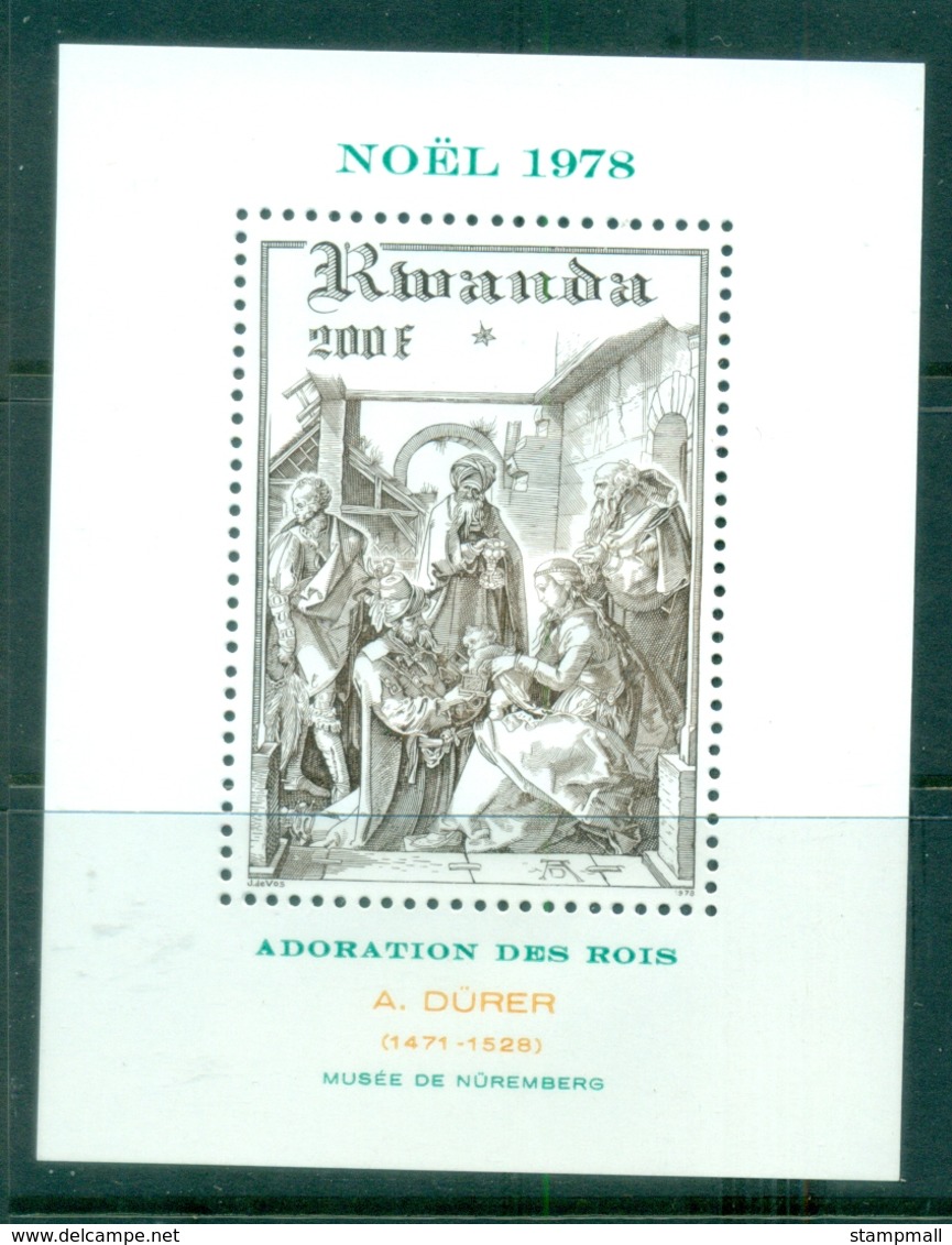 Rwanda 1978 Xmas, Nativity MS MUH - Other & Unclassified