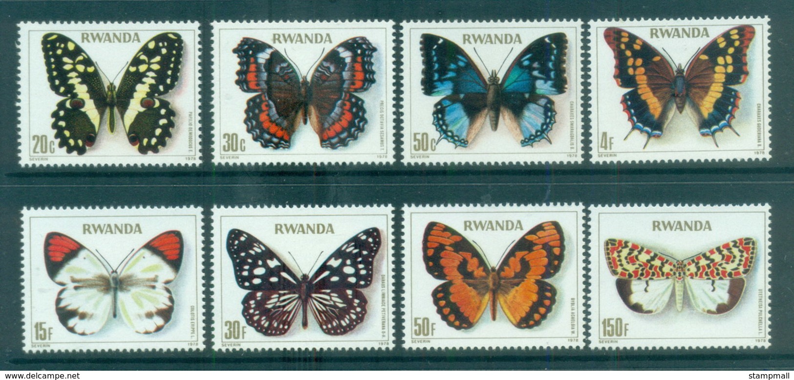 Rwanda 1979 Insects, Butterflies MUH - Other & Unclassified