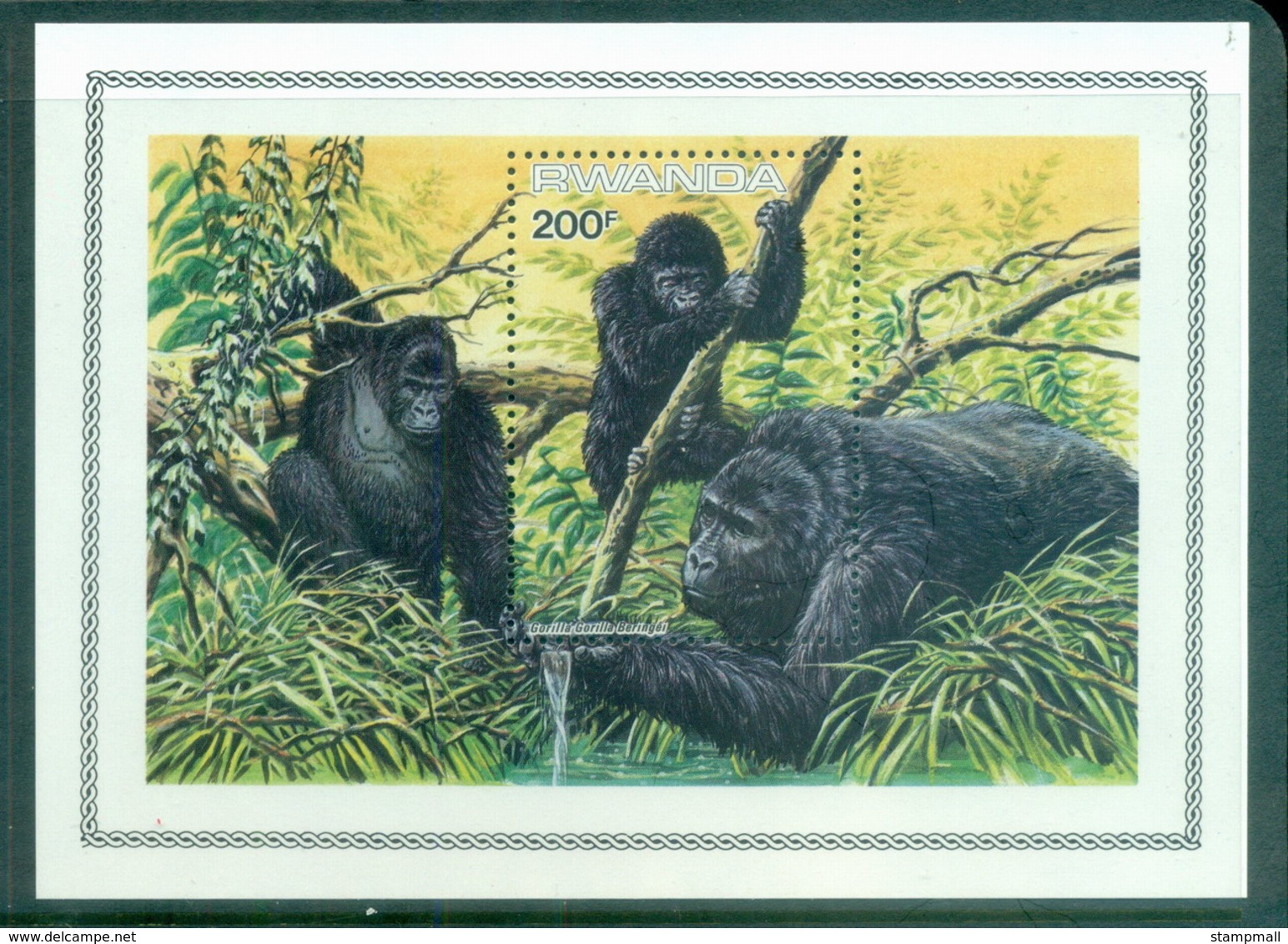 Rwanda 1985 Gorillas MS MUH - Other & Unclassified