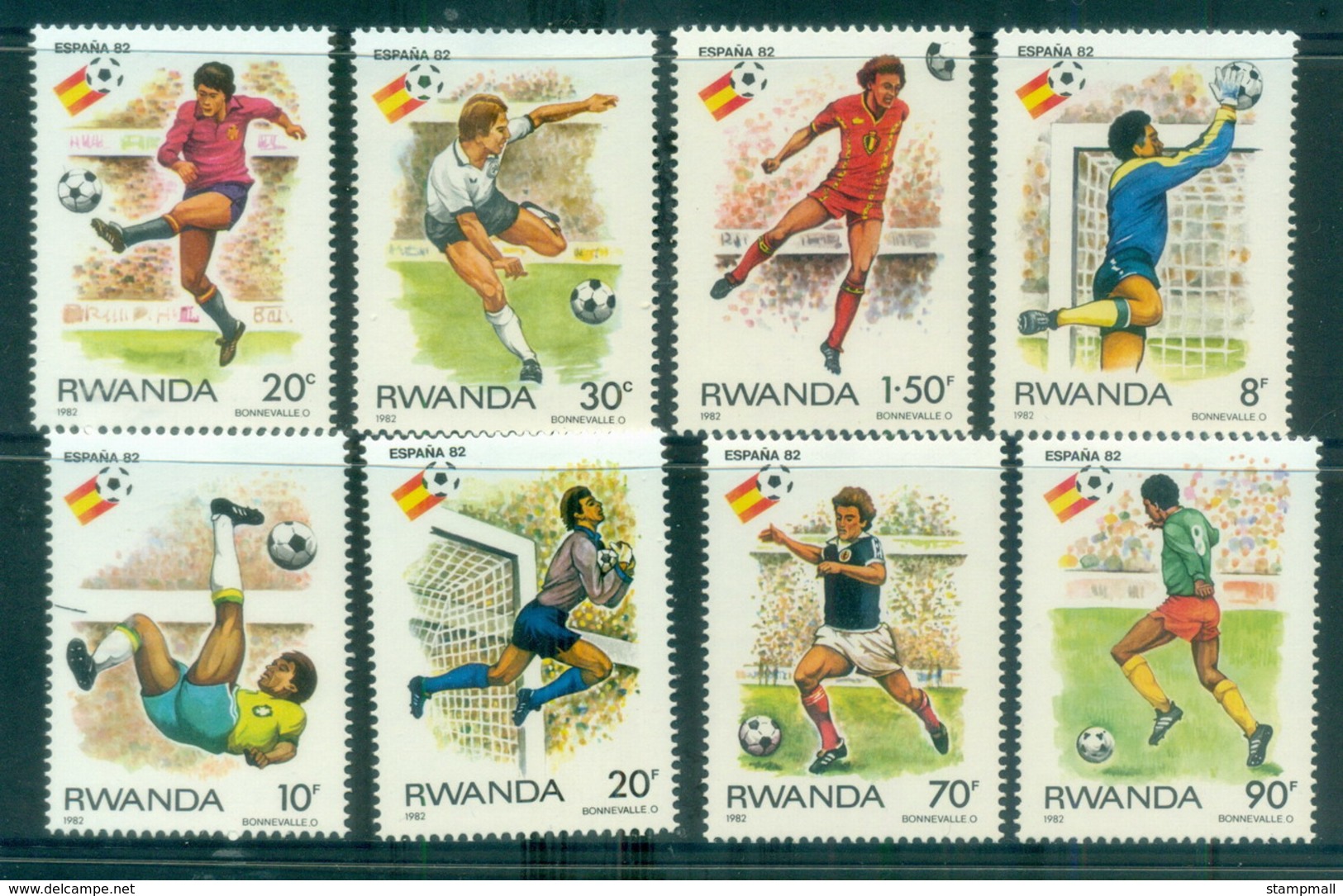 Rwanda 1986 World Cup Soccer, Mexico MUH - Other & Unclassified