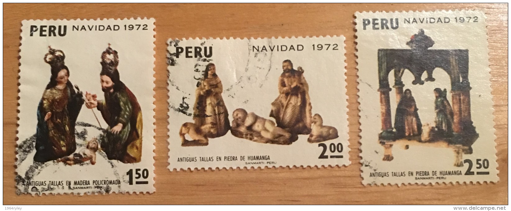 Peru - (o) - 1972 - # 597/599 - Peru