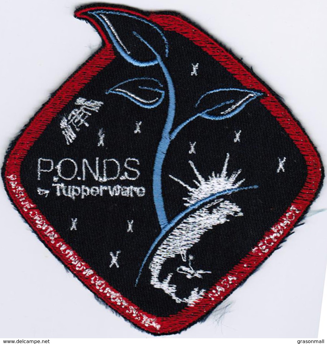 ISS Expedition 55 Dragon SPX-14 Ponds International Space Station Iron On Embroidered Patch - Blazoenen (textiel)