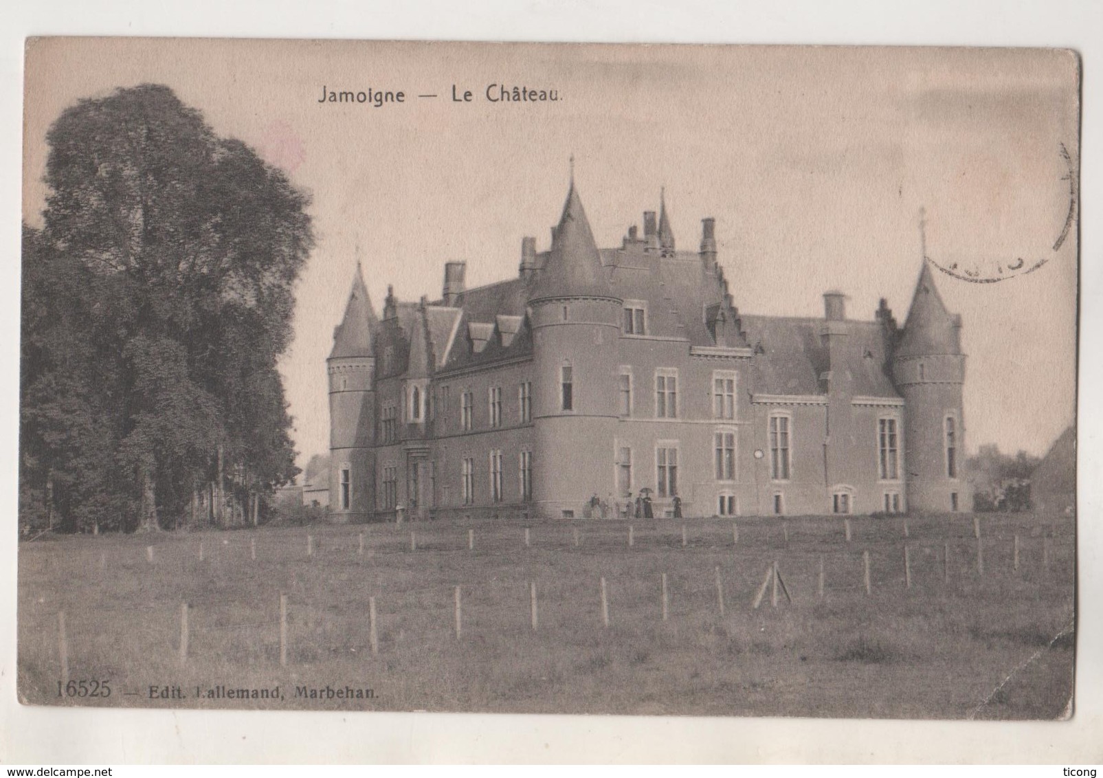 JAMOIGNE PROVINCE DE LUXEMBOURG BELGIQUE - LE CHATEAU ( RARE VUE DES EDITIONS L ALLEMAND A MARBEHAN ) VOIR LE SCANNER - Aubel