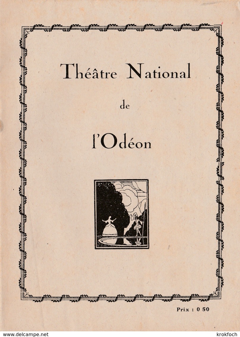 Théâtre Odéon - Programme Illustré Andromaque 1922 - 16 Pages Avec Photos Comédiens Et Publicités - 13,5 X 18,5 Cm - Programmi