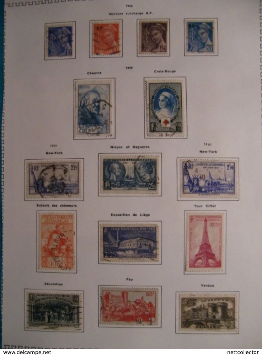 ENORME COLLECTION FRANCE + 200 PAGES  / + 2000 TIMBRES des CLASSIQUES AUX MODERNES / A SAISIR