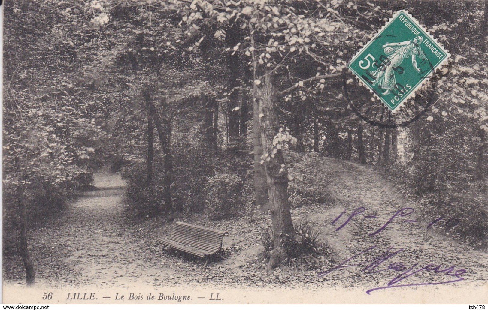 59-----LILLE----le Bois De Boulogne--voir 2 Scans - Lille