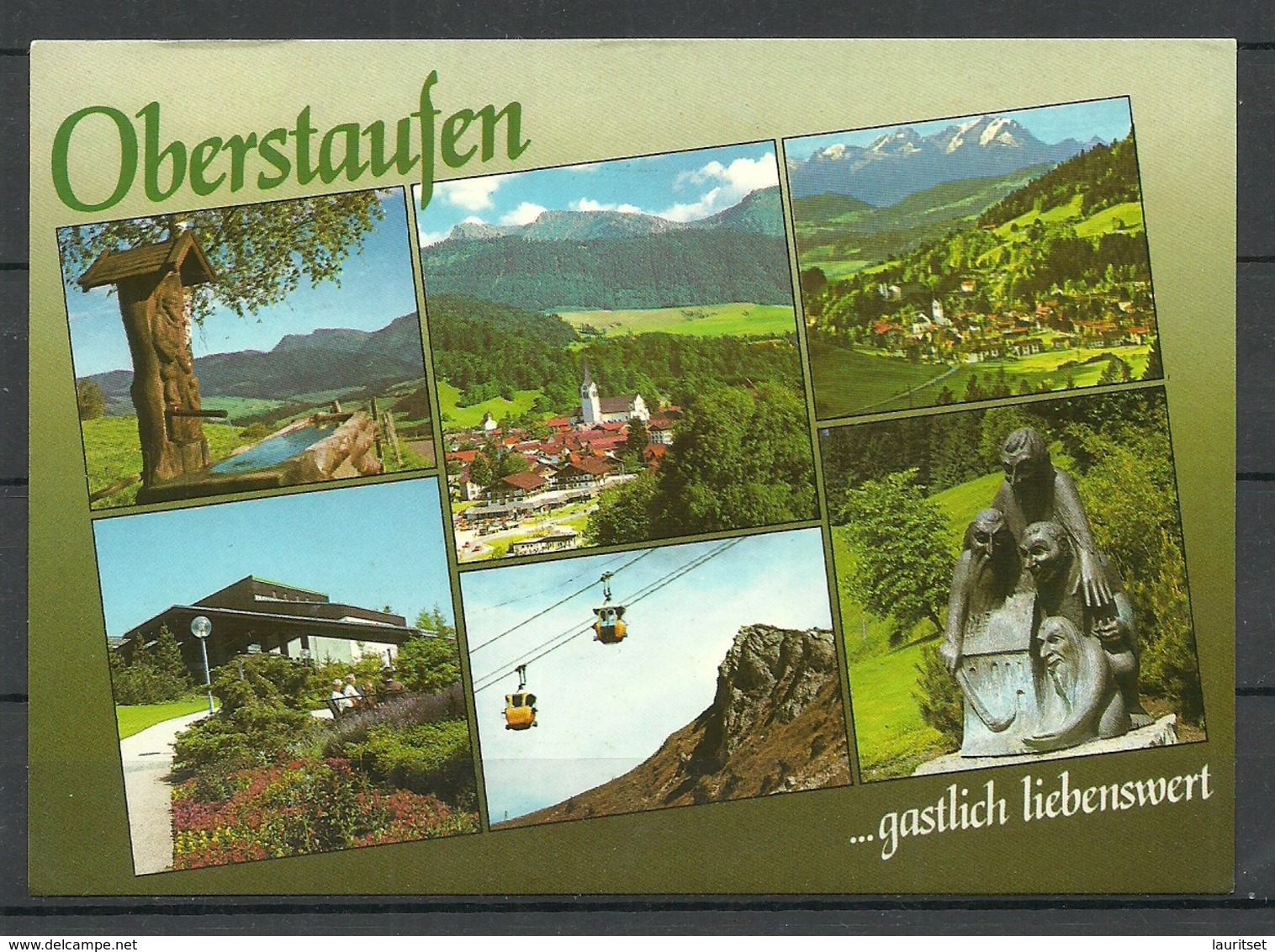 DEUTSCHLAND OBERSTAUFEN 2003 Gesendet Mit Briefmarke - Oberstaufen