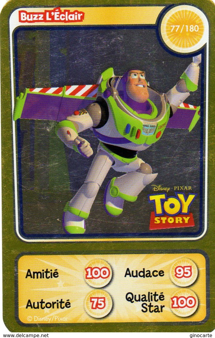 Carte Disney Pixar 2012 Auchan Neuve Disney Toy Story Buzz L'eclair 77/180 - Disney