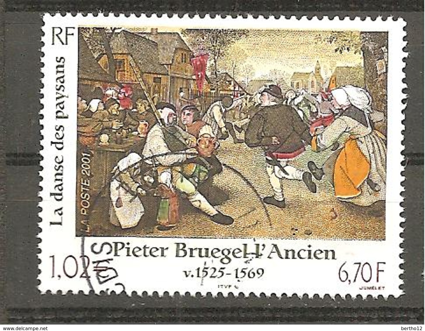 France 2001 YV. N°3369 - Oblitéré - Oblitérés