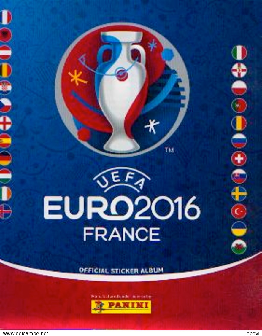 PANINI  «UEFA EURO 2016 FRANCE » - Album INcomplet (très Peu De Chromos) - Albumes & Catálogos