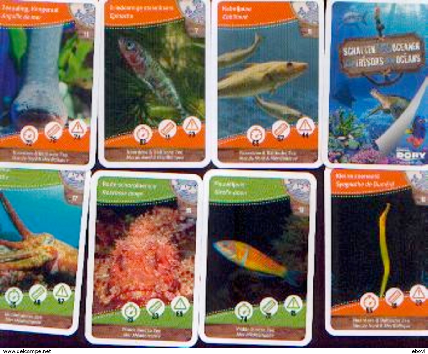 DORY De La Collection « LES TRESORS DES OCEANS» : Lot De 48 Chromos Différents - Albums & Catalogues