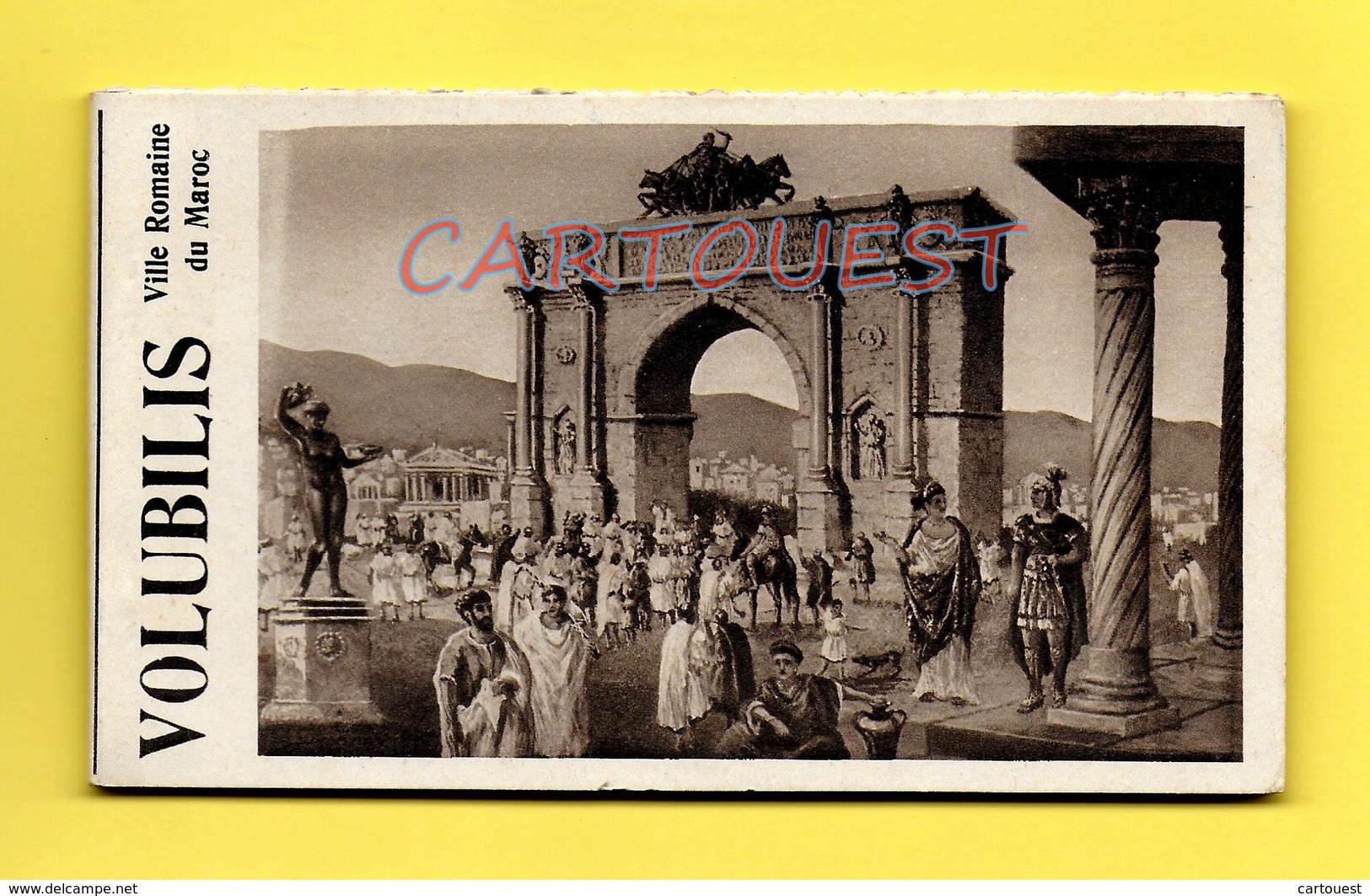 Album / Carnet De 10 Vues CPA Maroc Volubilis Et Moulay-Idriss Photo Flandrin Editions Mars Casablanca - Autres & Non Classés