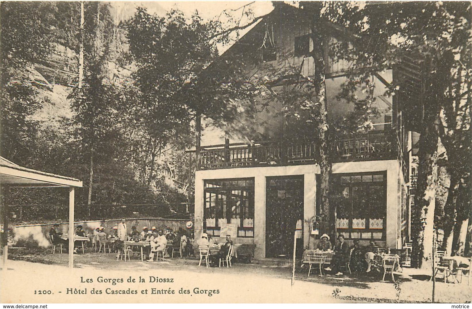 LES GORGES DE LA DIOSAZ - Hôtel Des Cascades Et Entrée Des Gorges. - Autres & Non Classés