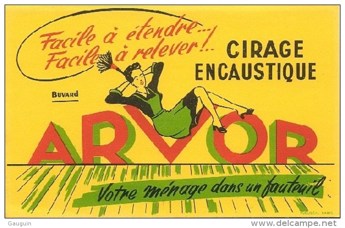 BUVARD - CIRAGE ENCAUSTIQUE "ARVOR" - LAMBALLE - Produits Ménagers