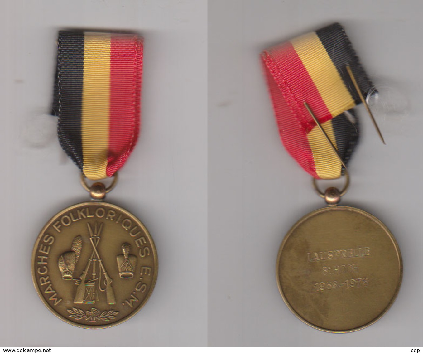 Médaille Marche Lausprelle  1973 - Populaire Kunst