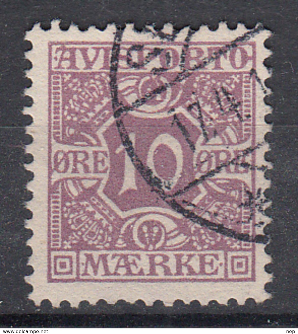 DENEMARKEN - Michel - 1907 - Nr 4 X (12 3/4) - Gest/Obl/Us - Fiscaux