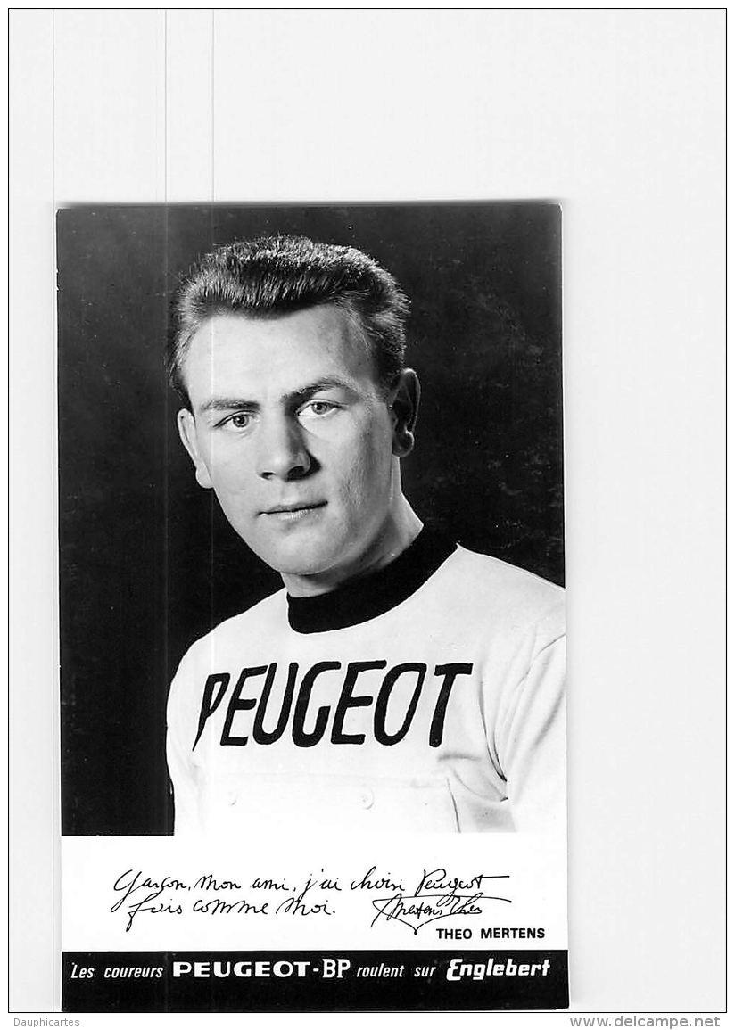 CYCLISME : Theo MERTENS - Equipe PEUGEOT - 2 Scans - Cyclisme