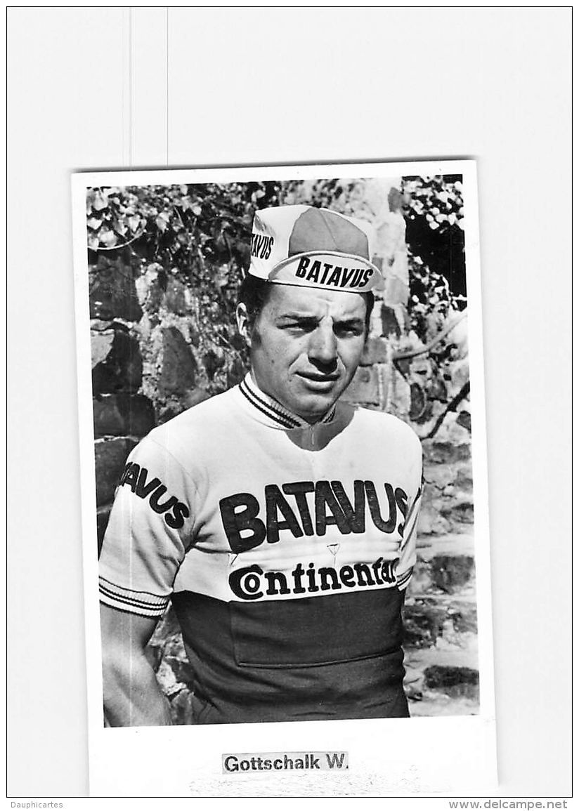 CYCLISME : Wilfried GOTTSCHALK - Equipe Batavus - En L' état -  2 Scans - Cyclisme