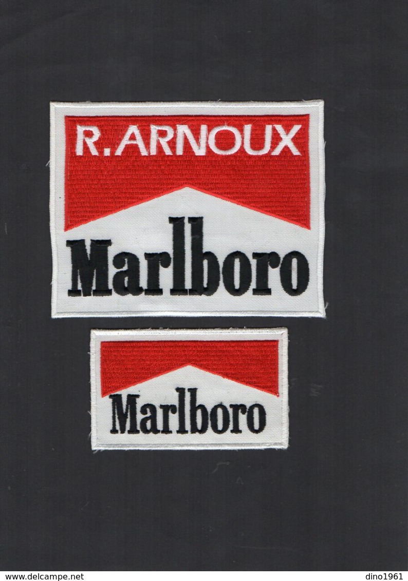 E51 - Sport Automobile - Ecusson X 2 - R. ARNOUX - Cigarettes MARLBORO - Patches