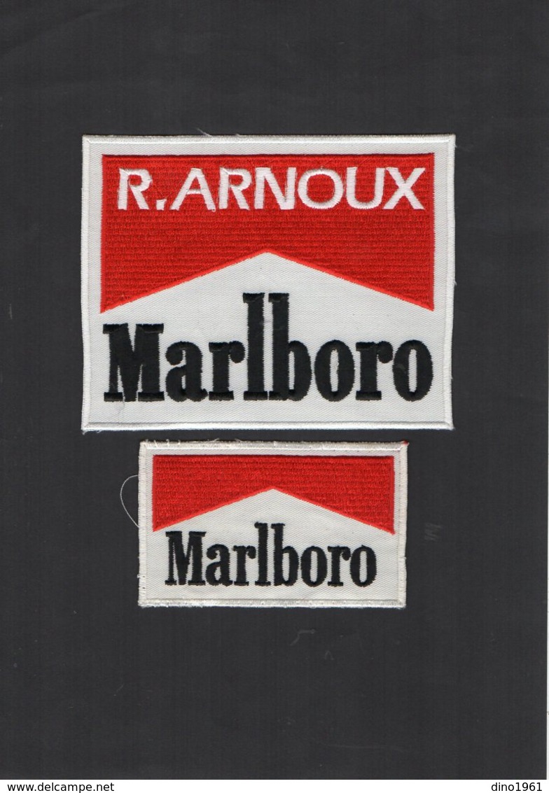 E52 - Sport Automobile - Ecusson X 2 - R. ARNOUX - Cigarettes MARLBORO - Patches