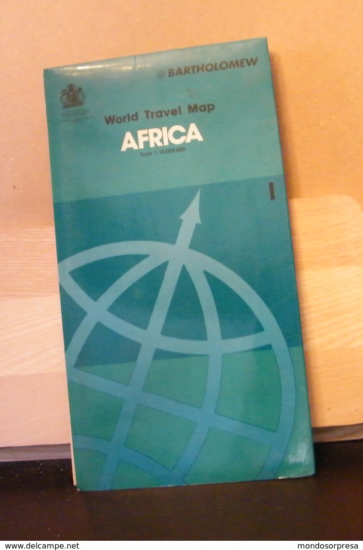 (LB20) MAPPA AFRICA TRAVEL - BARTHOLOMEW - Cartes Topographiques
