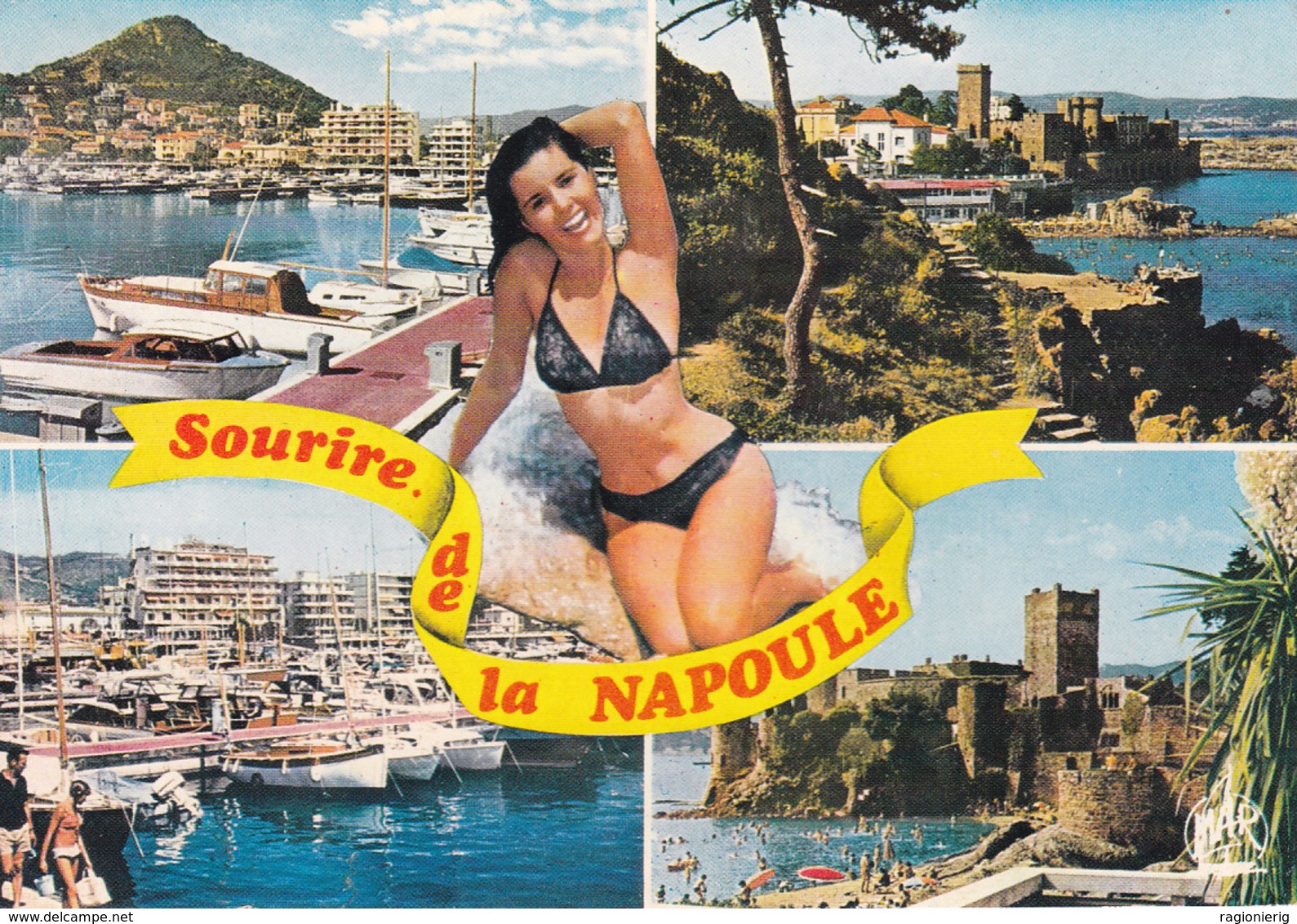 FRANCIA / FRANCE - 06 - Alpes Maritimes - Sourire De La Napoule - Pin Up - Bikini - Nude - Woman Sexy Pose - Charme-1973 - Cannes