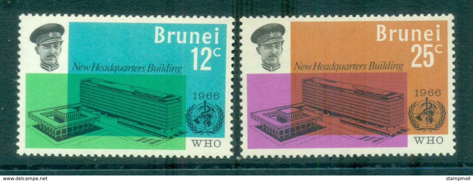 Brunei 1966 WHO Headquarters MUH Lot82336 - Brunei (1984-...)