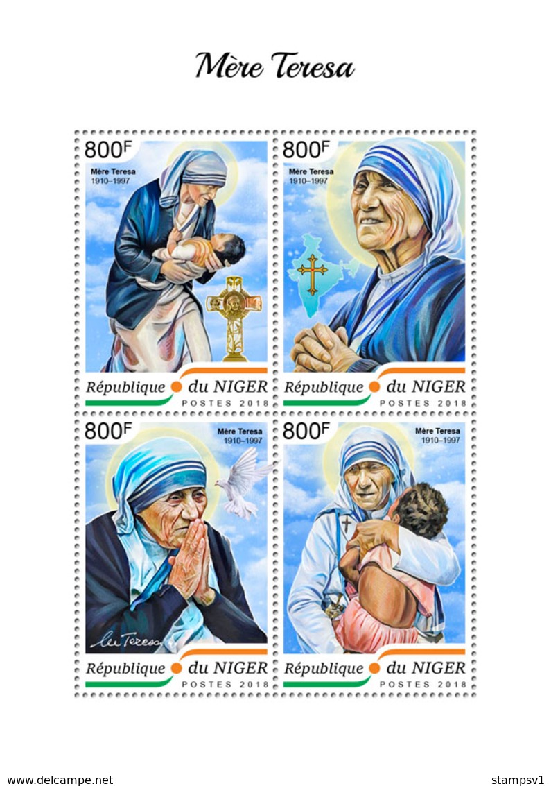 Niger. 2018 Mother Teresa. (405a) - Mother Teresa