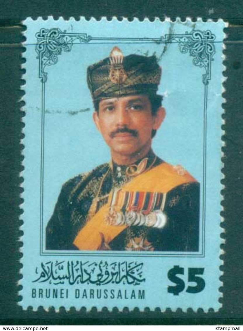 Brunei 1996 Sultan Hassanal Bolkiah $5 FU Lot82351 - Brunei (1984-...)