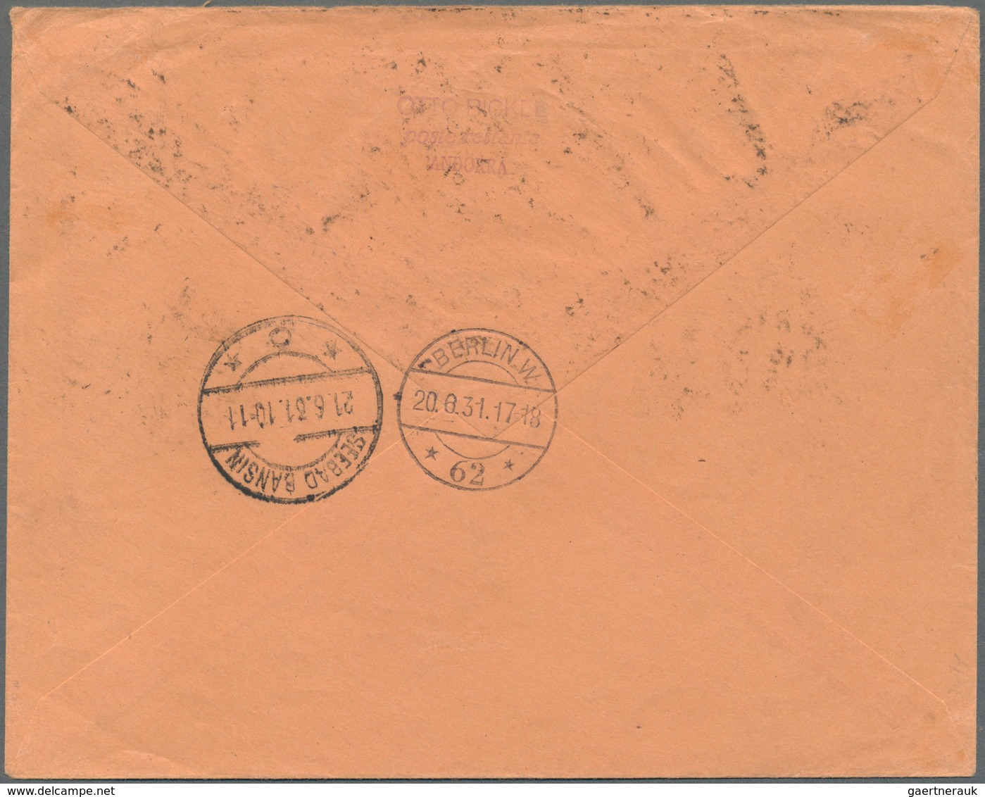 Andorra - Französische Post: 1931, Postage Stamps Of France With Overprint "ANDORRE", 3 Fr, On Regis - Other & Unclassified