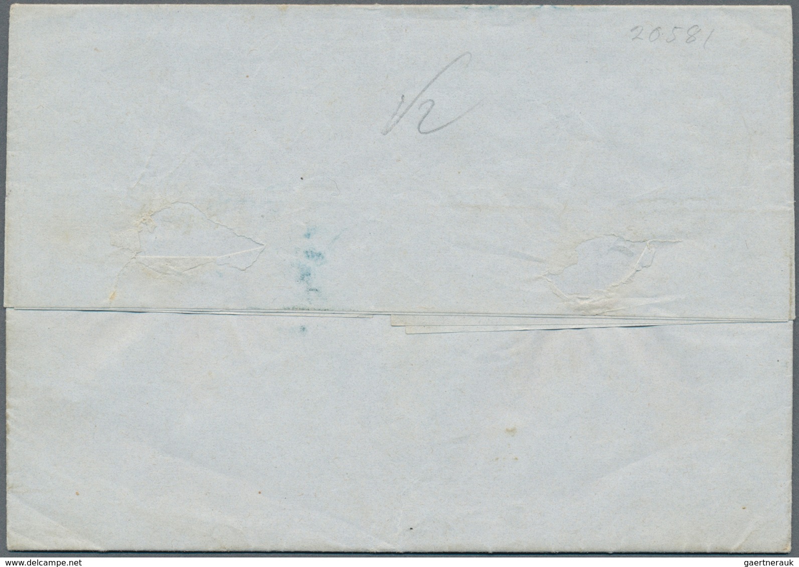 Bulgarien - Stempel: 1856, Prefilatelic Mail, Folded Registered Envelope From SOFIA Bulgaria To Cons - Andere & Zonder Classificatie