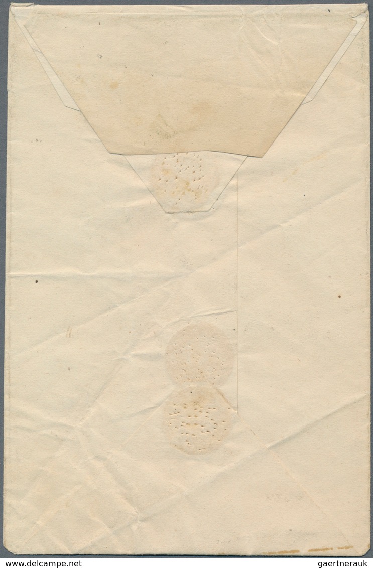 Bulgarien - Stempel: 1846, Prefilatelic Mail, Folded Envelope From Tirnova Bulgaria To Constantinopl - Andere & Zonder Classificatie