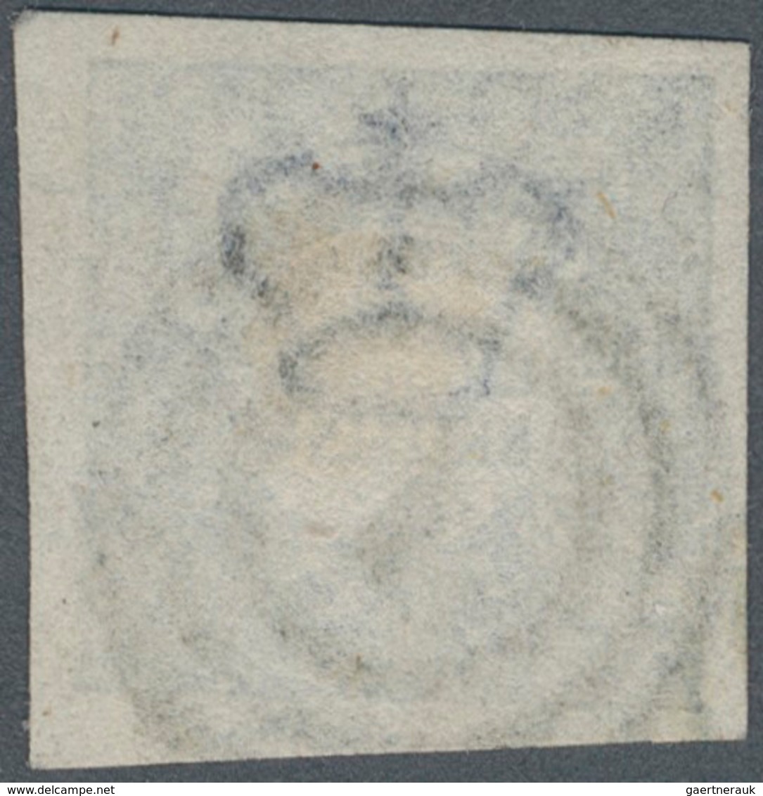 Dänemark: 1852, 2 Rigsbankskilling Blue, Wide To Large Margins, Thiele, Plate I, No.54, Type 2, Prin - Nuovi