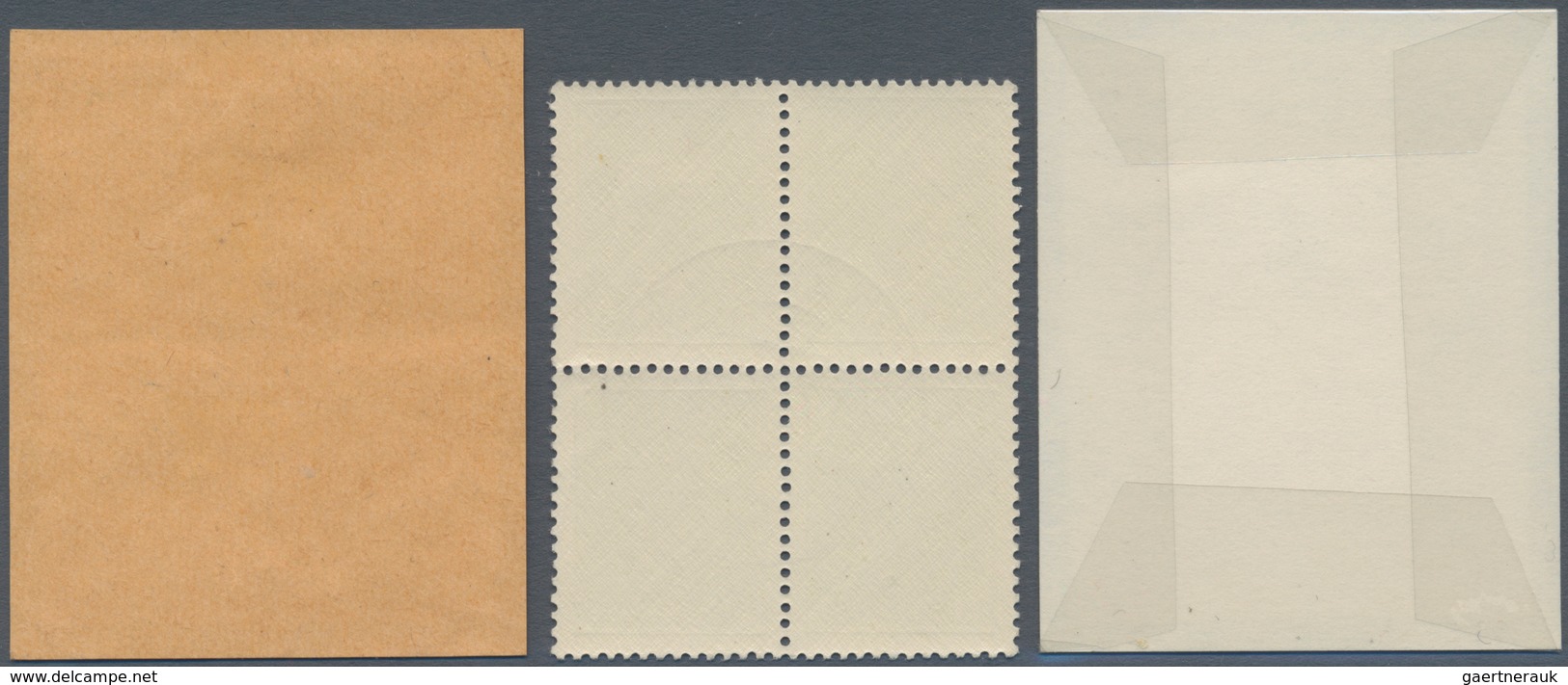 Estland - Stempel: 1936/1940, Small Lot Of Six Blocks Of Four And One Cover, Each With Different Spe - Estland