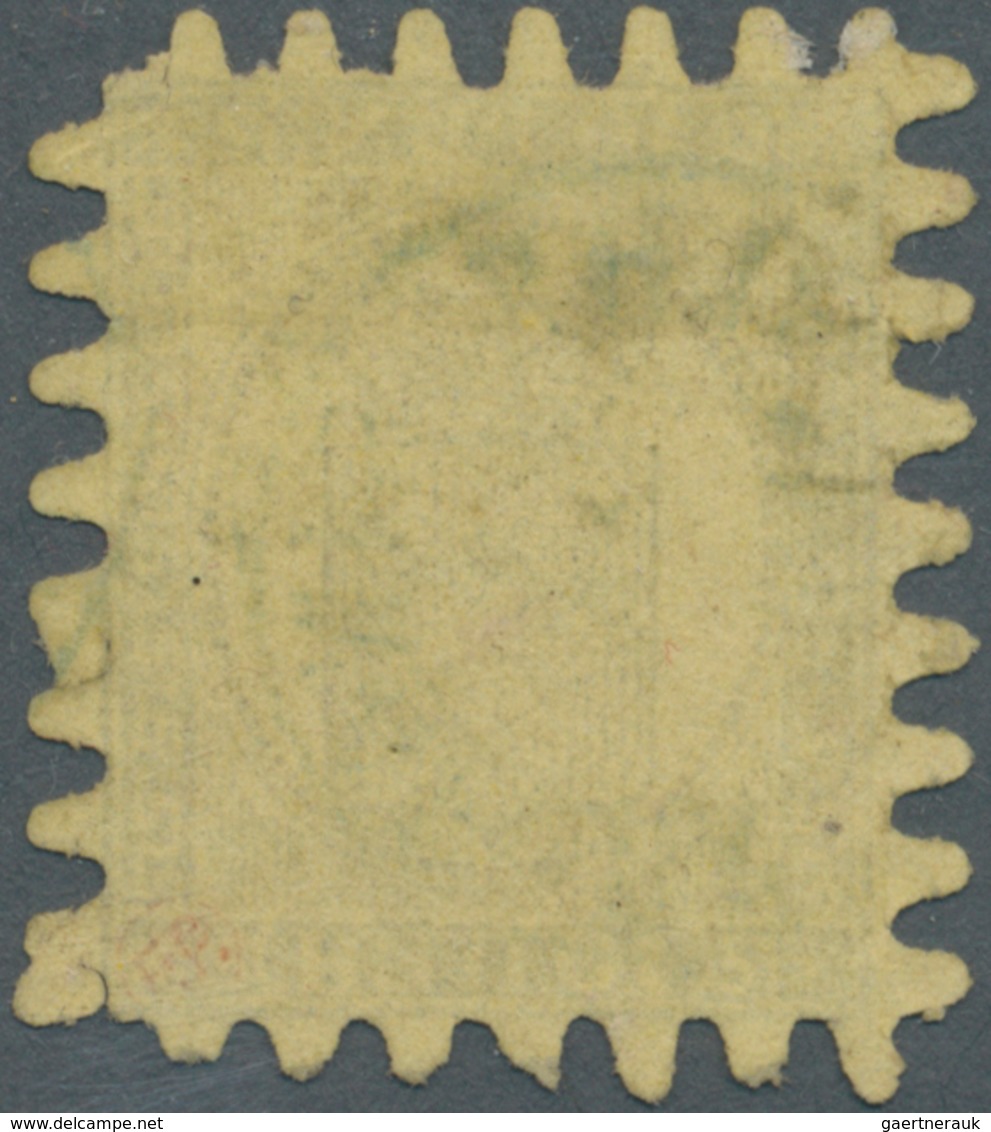 Finnland: 1866, Wappen 10 P Braunlila Auf Einfachem Braungelben Papier, Luxus-Marke Mit PERFEKTEM Zu - Ongebruikt